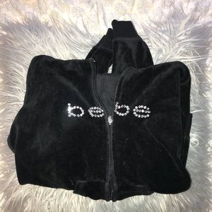 BEBE zip up hoodie